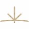Ekena Millwork Alberta Rough Sawn Timber Gable Bracket, Douglas Fir, 96"W x 52"H x 4"D x 4"F, 13/12 Pitch GBW096X52X0404ALB00RDF - alternate 1